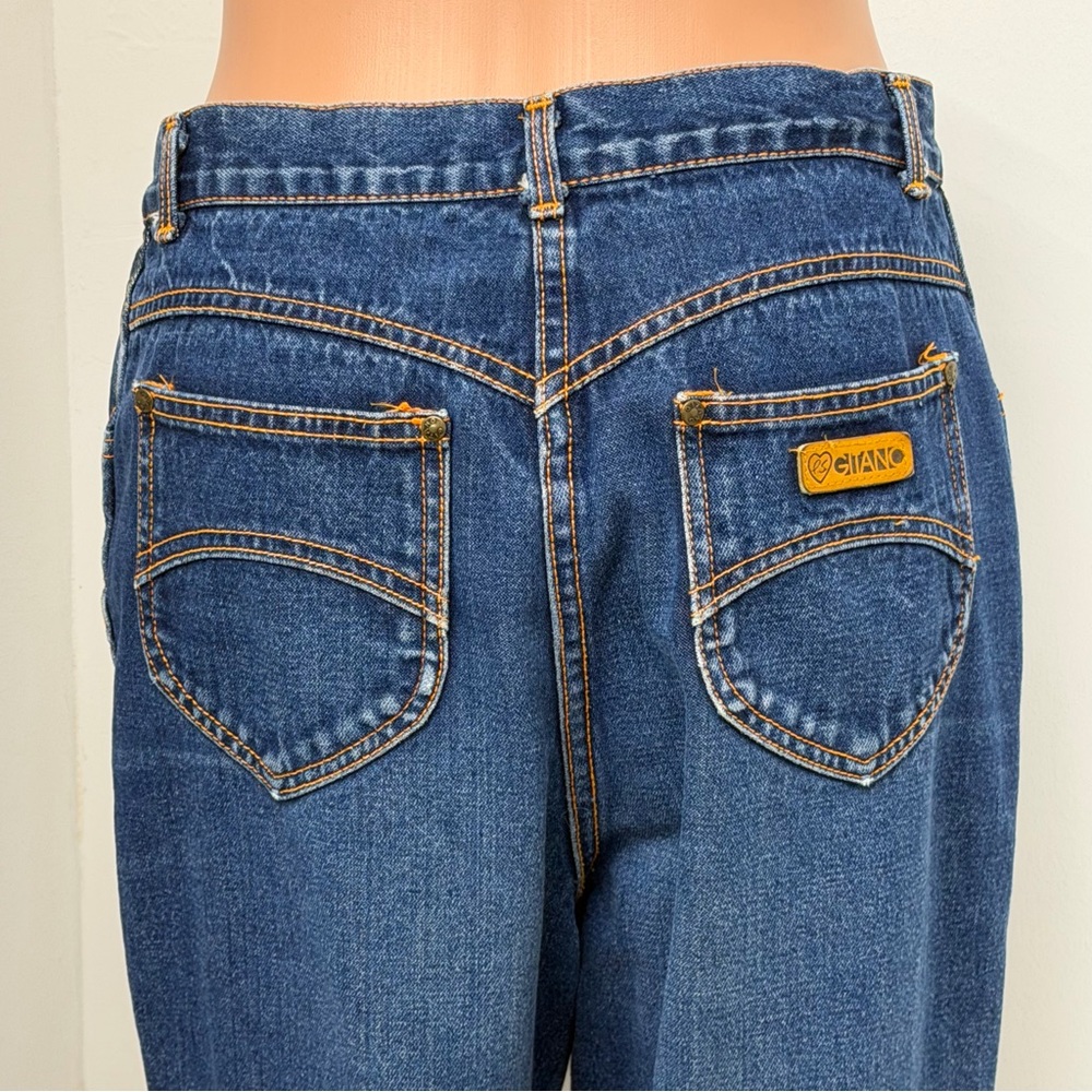 Vintage Gitano 1980s Proportionally Sized Medium Wash Denim Jeans Womans Size 13 - Picture 7 of 14